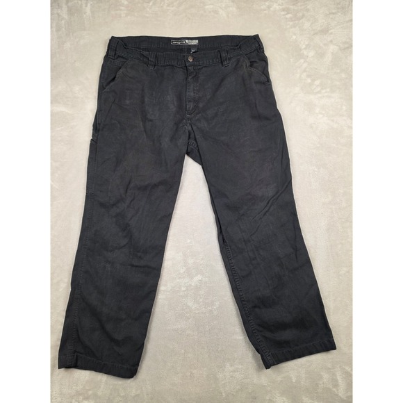 Carhartt Other - Carhartt Rugged Flex Relaxed Canvas Work Pants Mens 40x30 Black BN2291 Utility